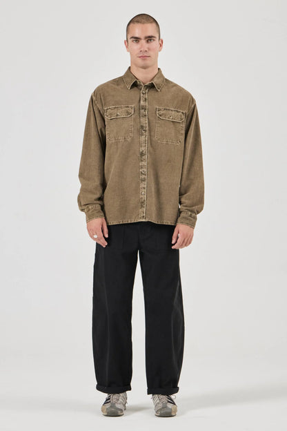 Grid Cord LS Shirt