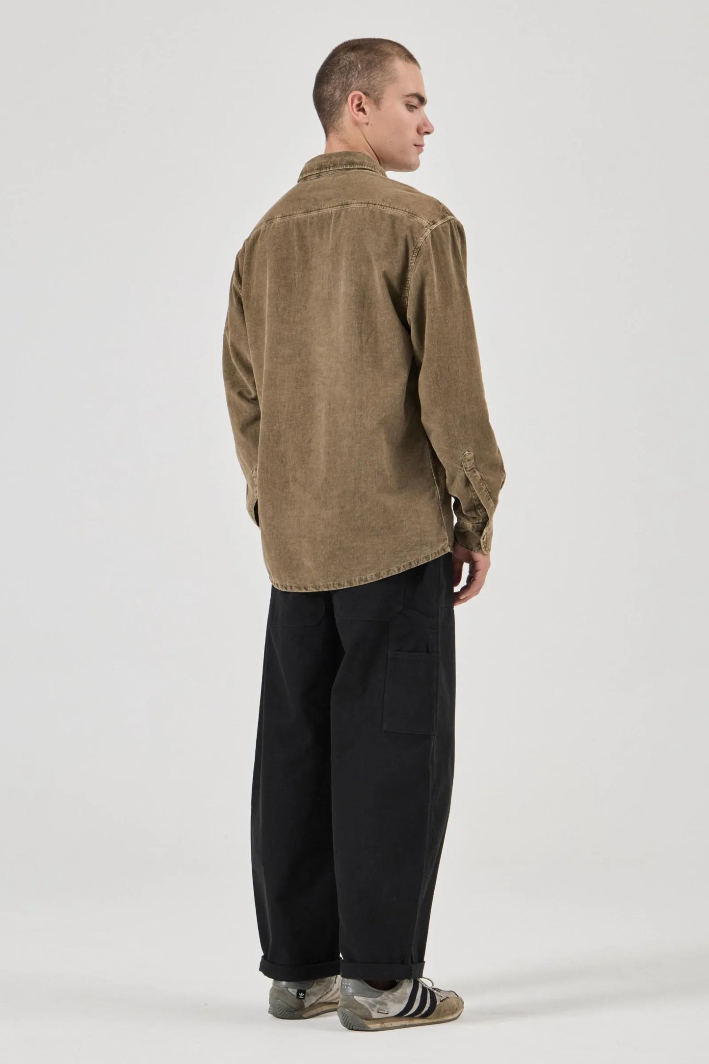 Grid Cord LS Shirt