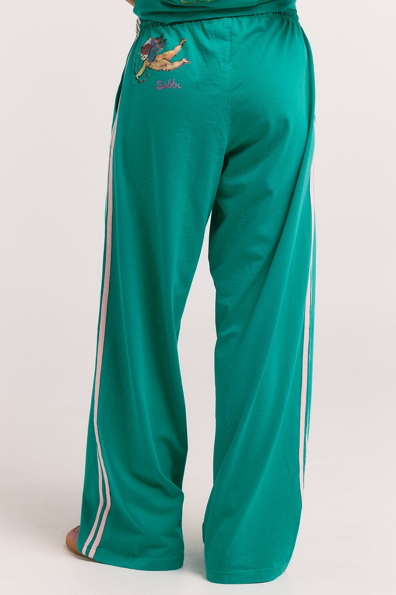 The Chido Pants - Teal Cupid