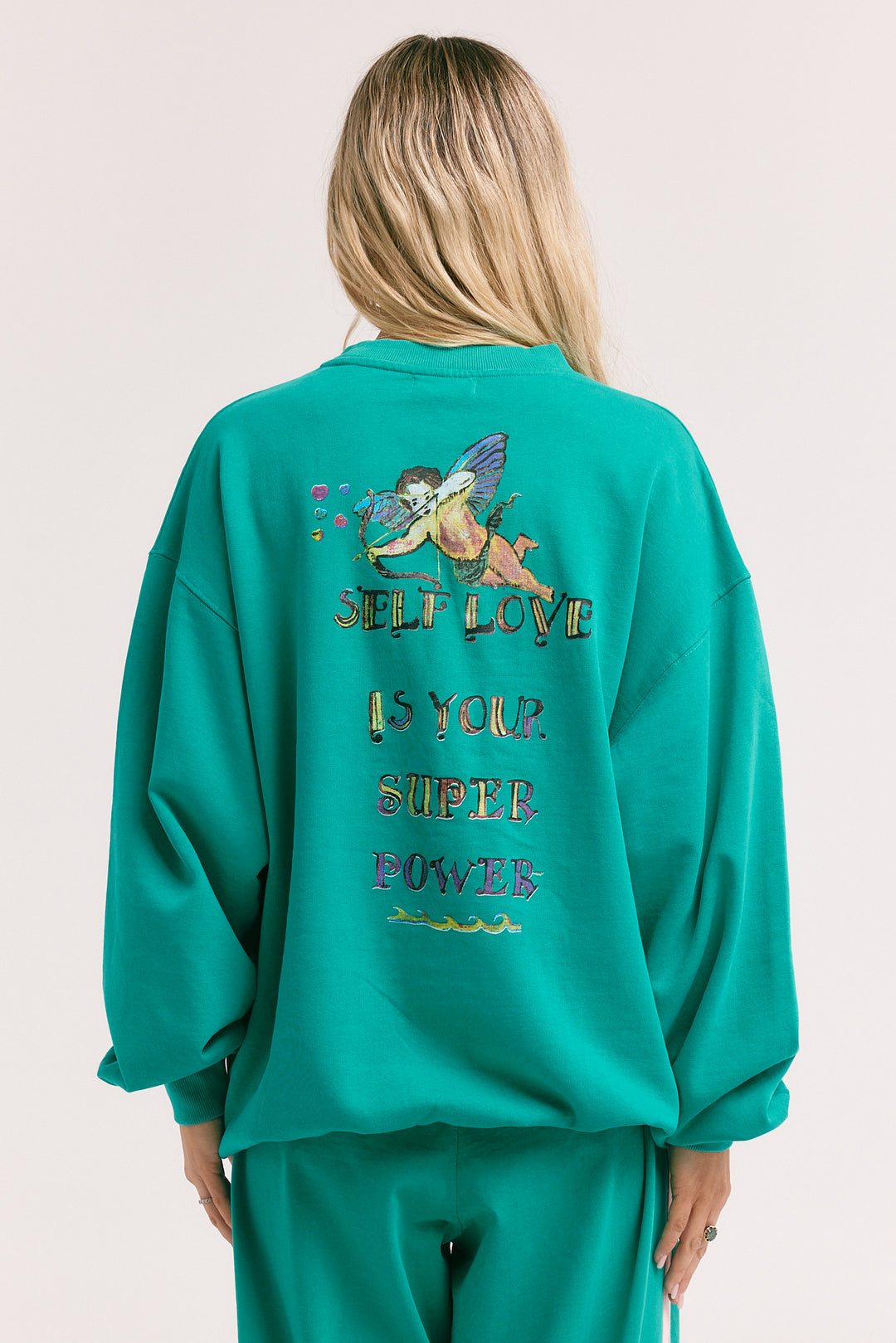 The Cupids Unisex Jumper - Teal