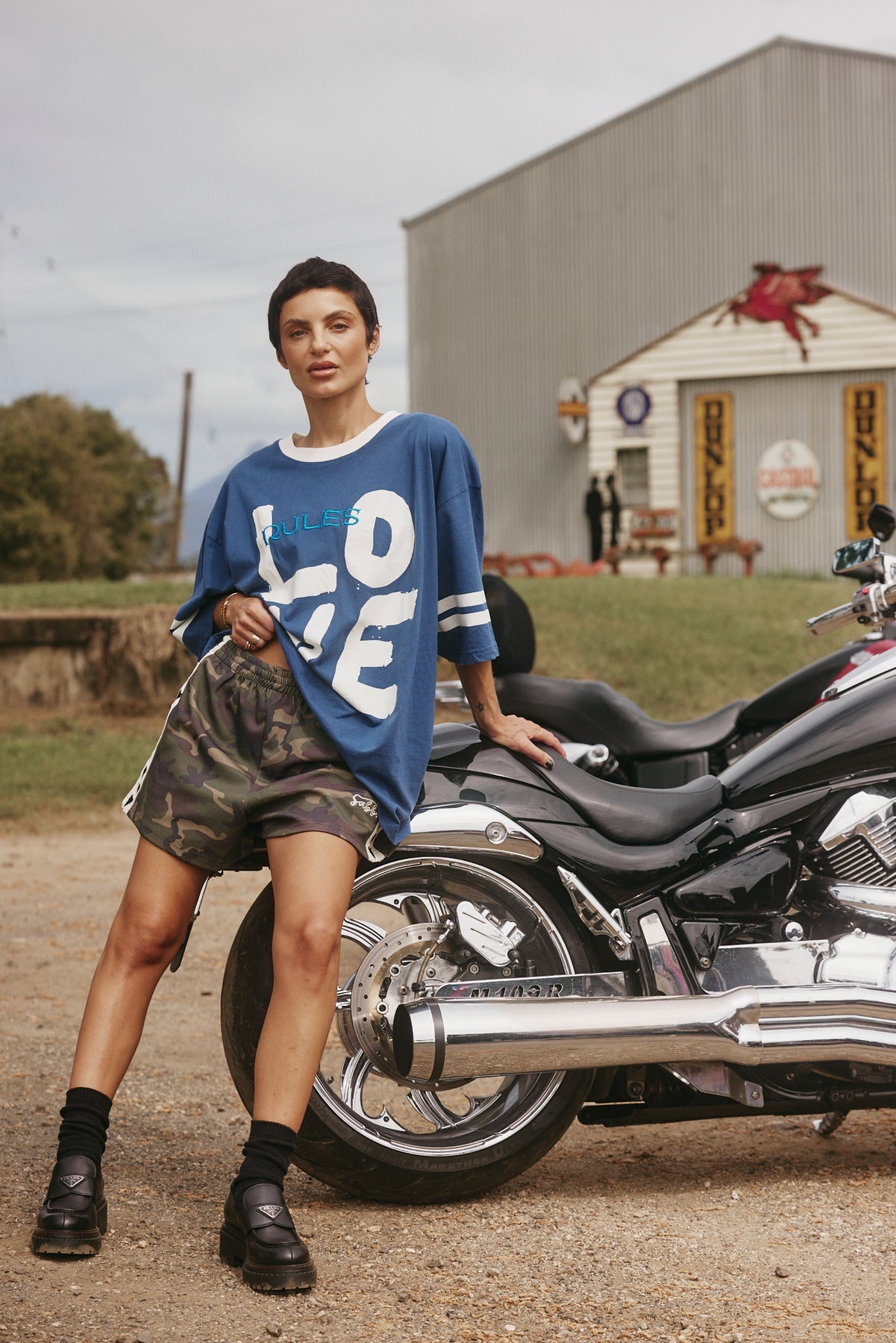 The Raving Hearts Mini Shorts