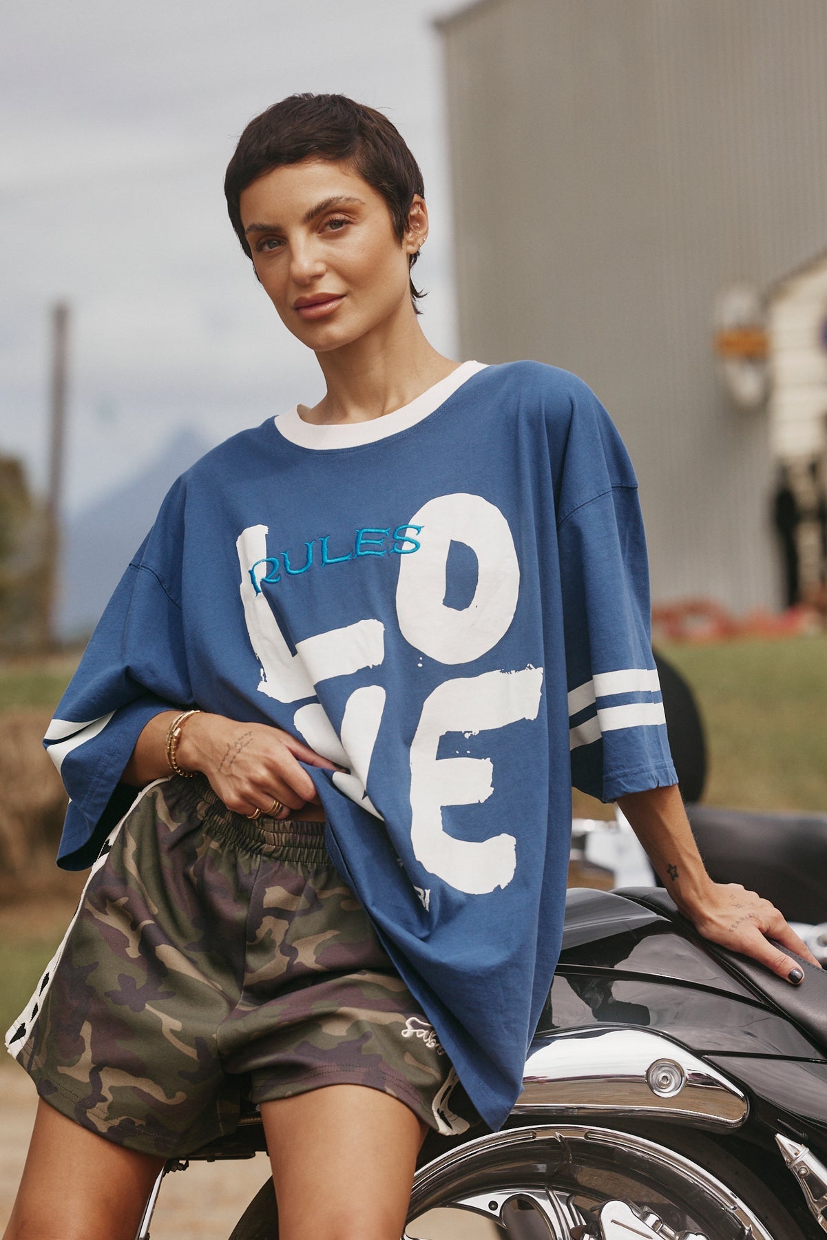 The Raving Hearts Mini Shorts