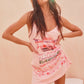 Flamingo Racing Mini Dress