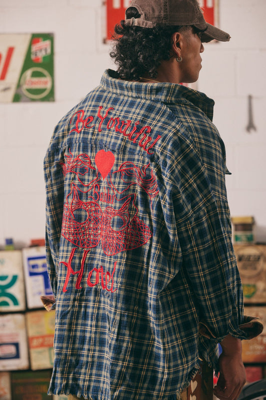 Be Youtiful Sabbi Hotel Flannel Shirt