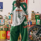 The Very Oversized Mermaid Racing Tee - Green