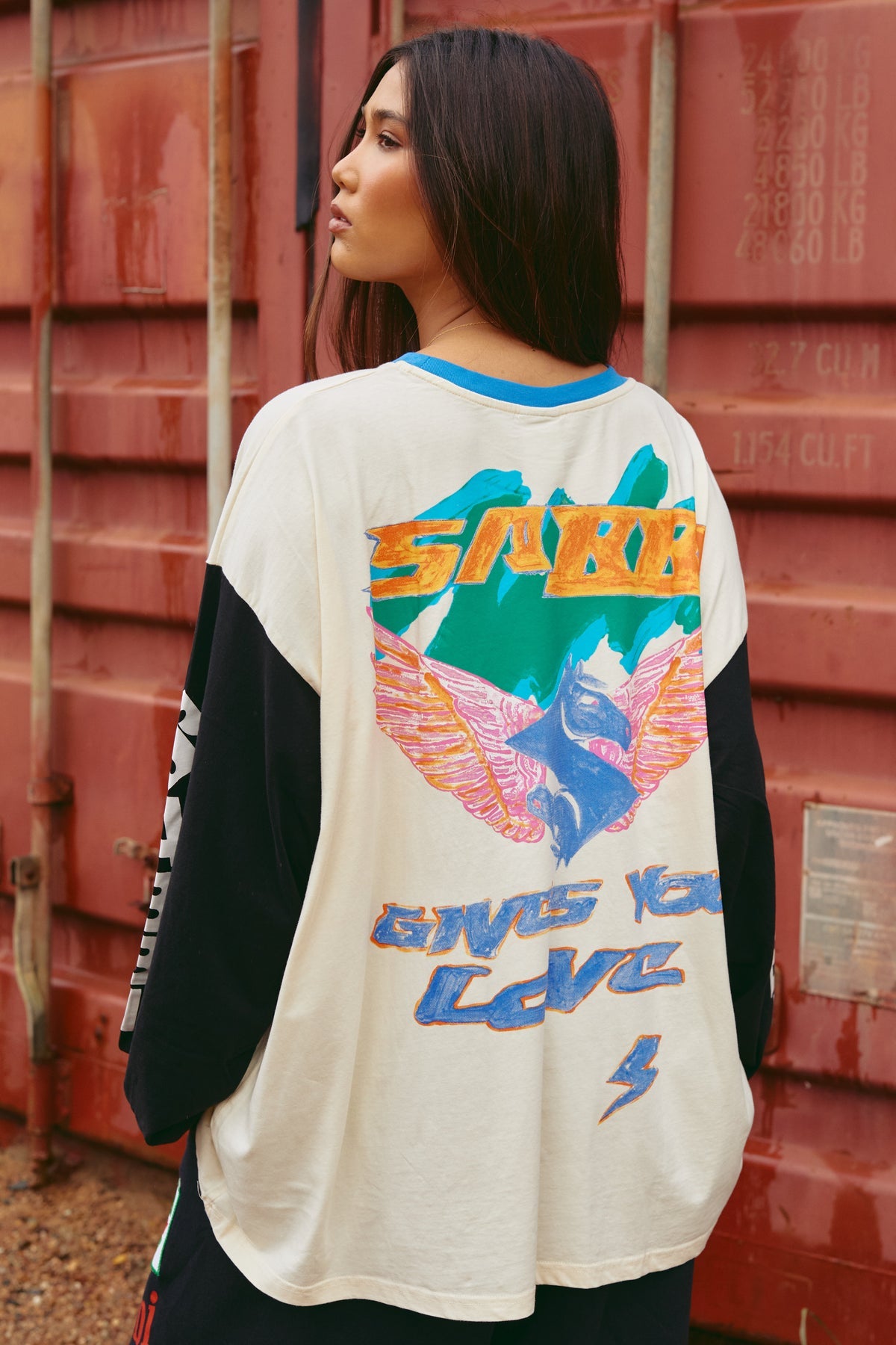 The Long Sleeve Dont Quit Your Day Dream - White