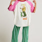 The Mermaid Swim Club Raglan Tee Marshmellow XL