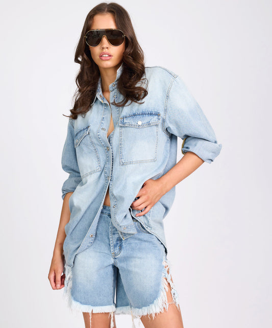 Essential Denim Shirt Santa Cruz