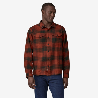 Fjord Flannel Shirt Cascade: Burnished Red