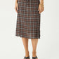 Reverie Hemp Seersucker Midi Skirt