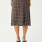 Reverie Hemp Seersucker Midi Skirt