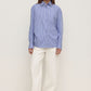 Ava Stripe Cotton Poplin Long Sleeve Shirt