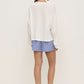 Ava Stripe Cotton Poplin Short