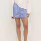 Ava Stripe Cotton Poplin Short