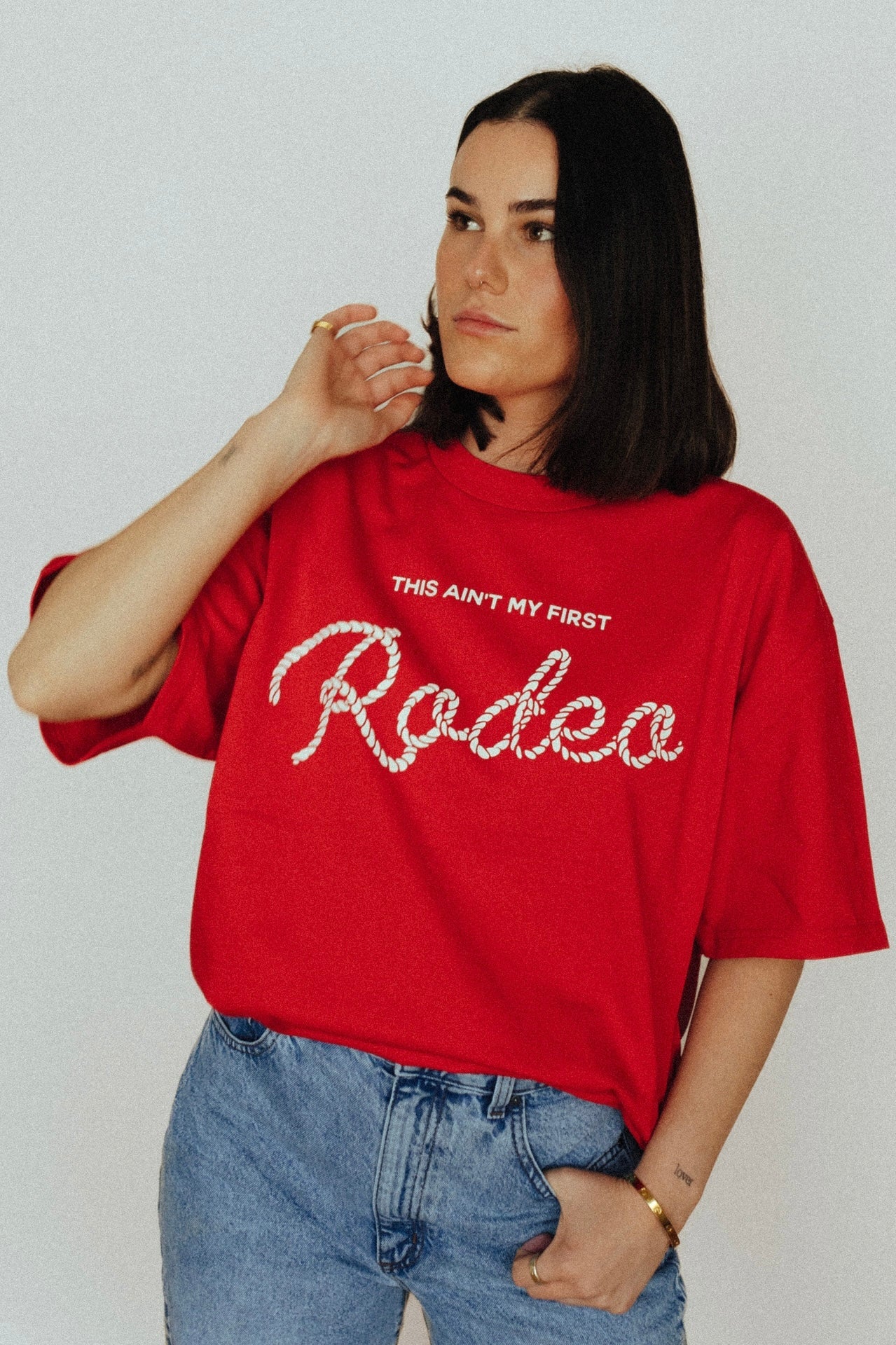 The Boyfriend Tee - Ruby