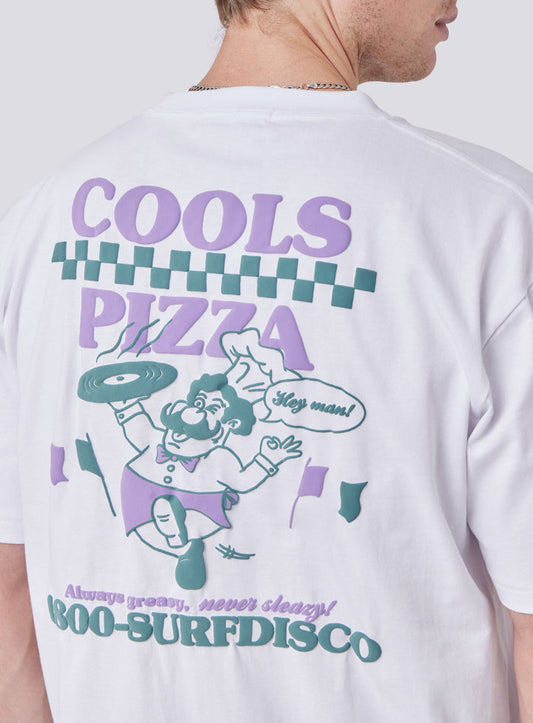 Pizza Tee - White