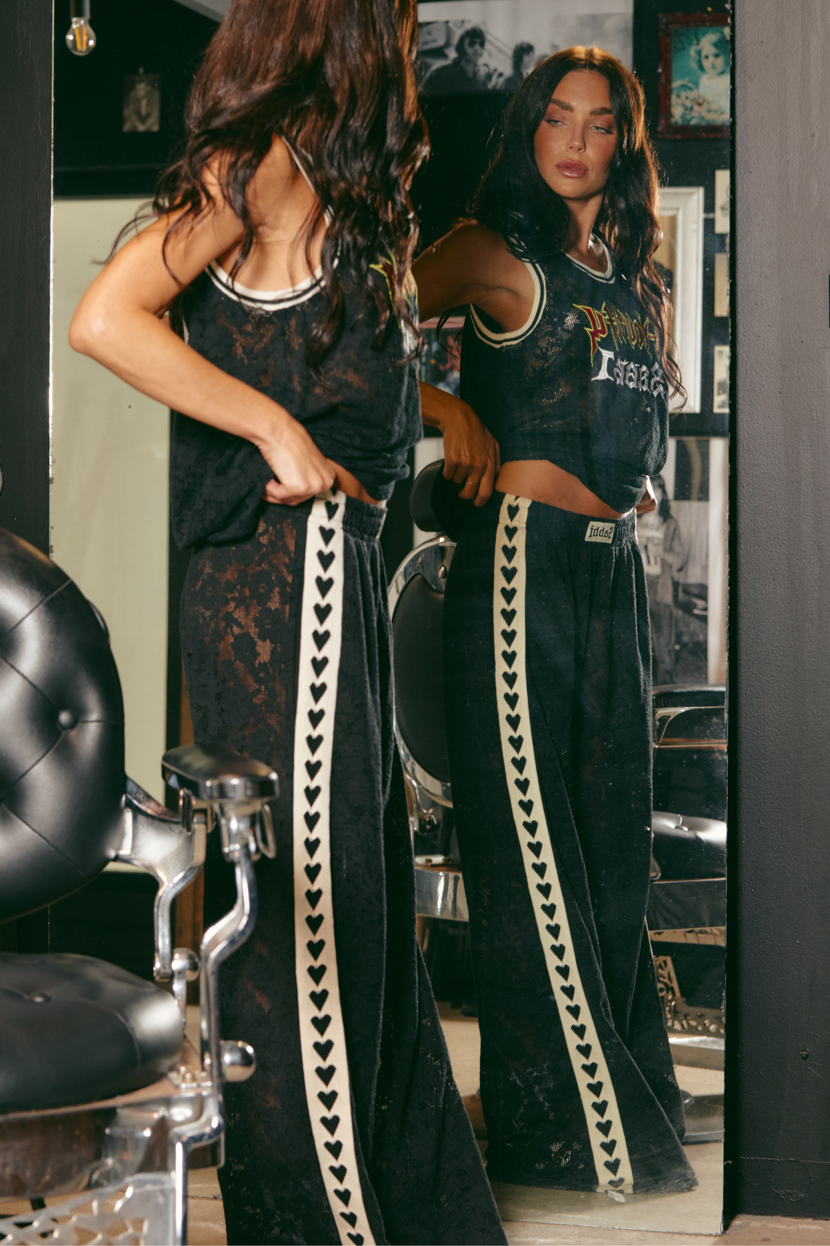 The Raving Hearts Lace Pants