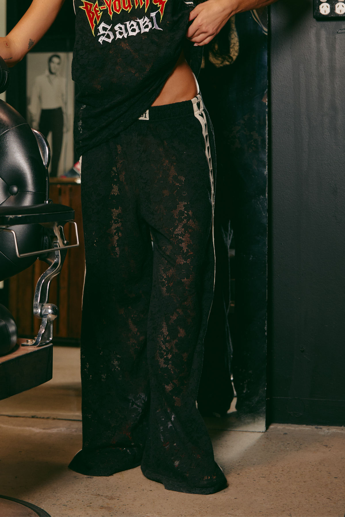 The Raving Hearts Lace Pants