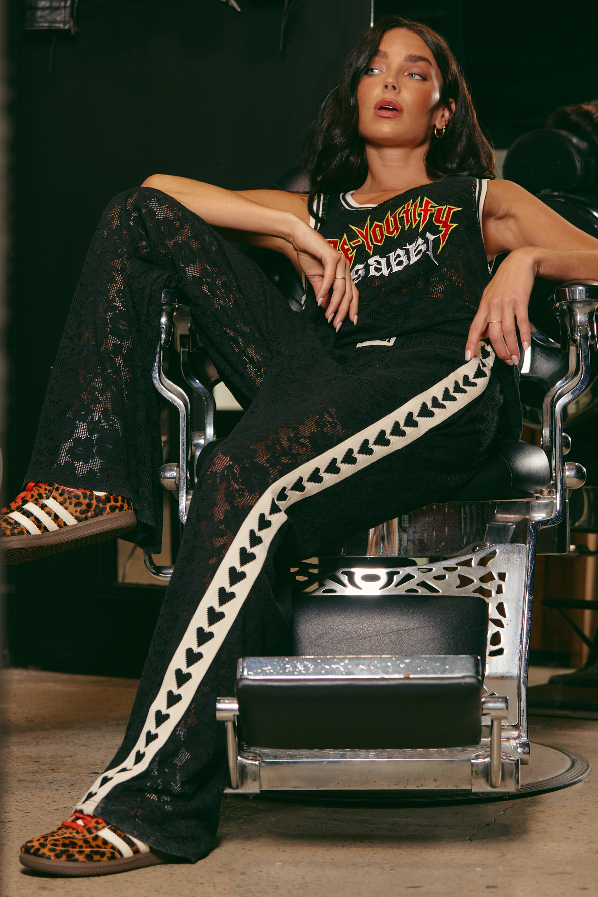 The Raving Hearts Lace Pants