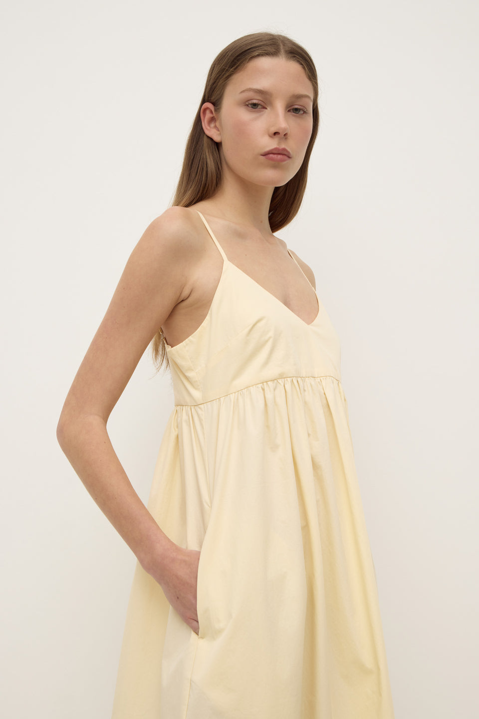 Bronte Poplin Midi Dress
