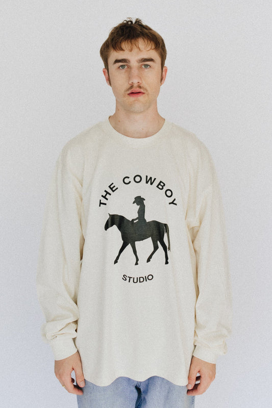 The Boyfriend Tee L/S Ecru