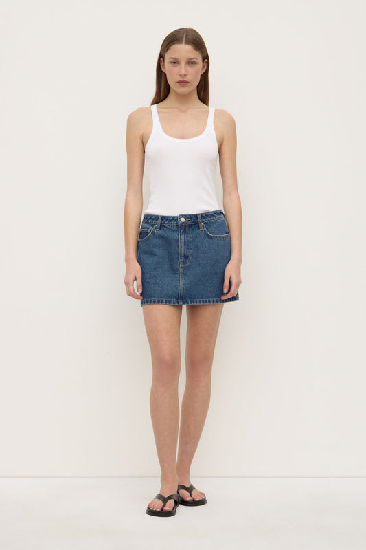 Callista Denim Mini Skirt