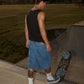 Lil C Denim Baggy Fit Short 22 Inch