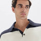 Carter Cotton Long Sleeve Knit Polo