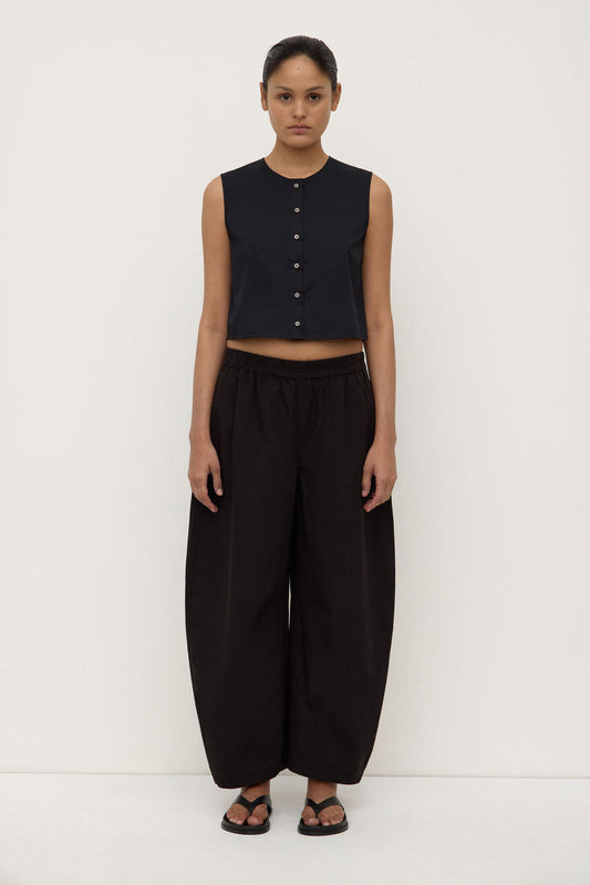 Cherri Button Front Top