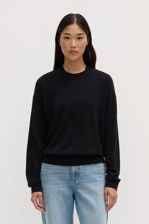 Cotton Cashmere Lounge Sweater