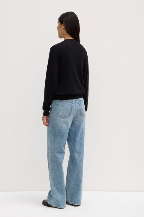 Cotton Cashmere Lounge Sweater