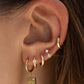 Nova Gold Huggie Earrings