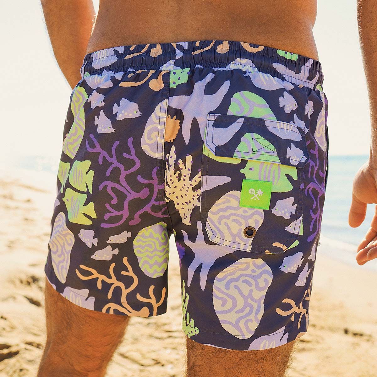 Coral Chaos Swim Shorts