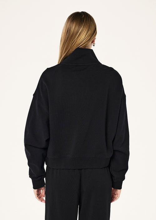 Established Oversized Quarter Zip Sweat
