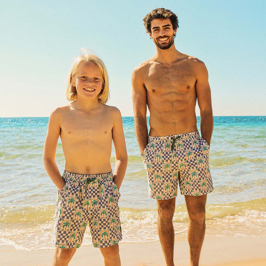 Kids Palm Check Everyday Shorts