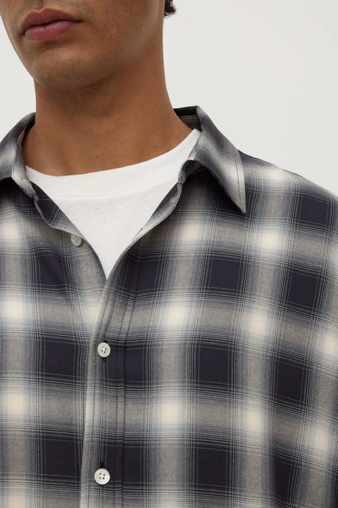 Elio Japanese Check Long Sleeve Shirt