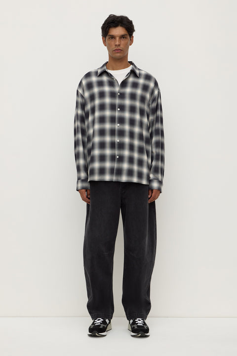 Elio Japanese Check Long Sleeve Shirt