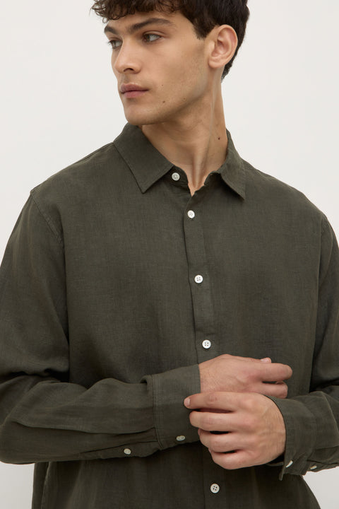 Everyday Mens Linen Long Sleeve Shirt
