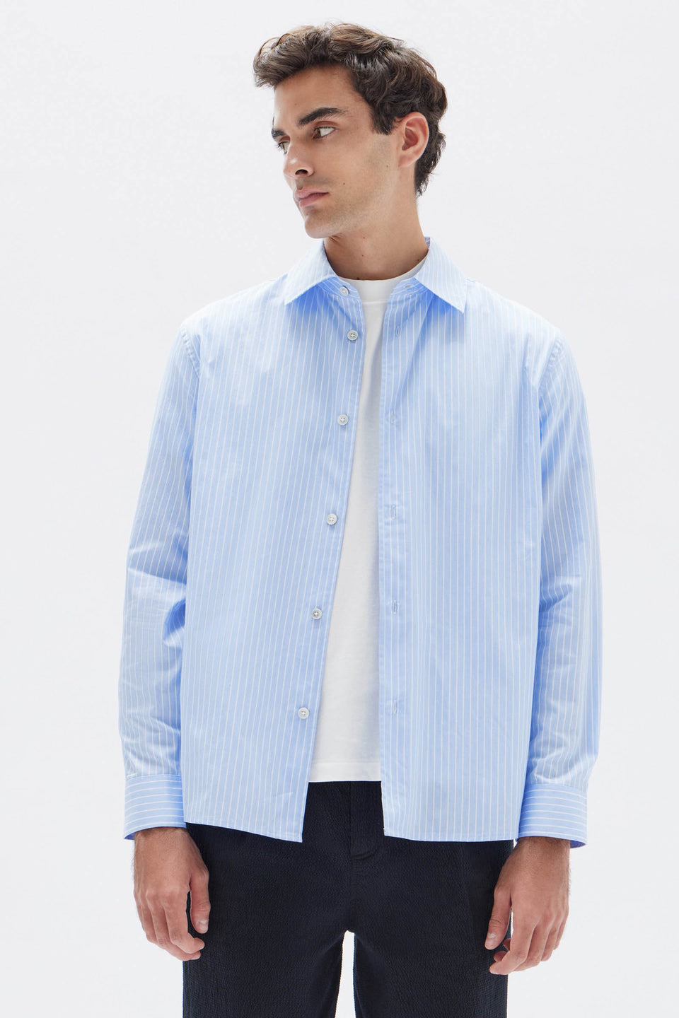 Hamish Stripe Long Sleeve Shirt