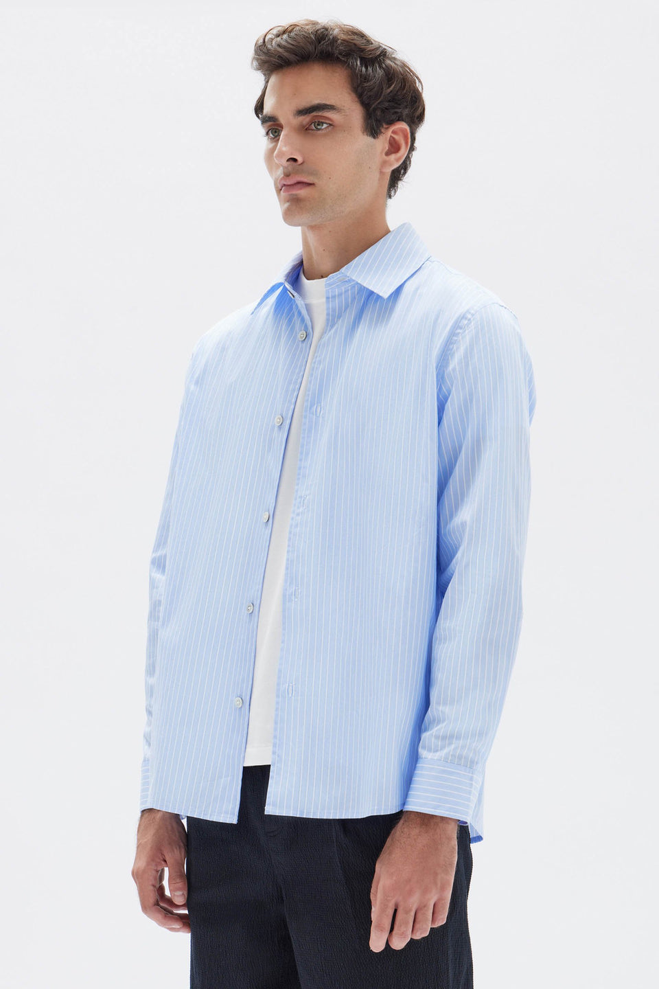 Hamish Stripe Long Sleeve Shirt