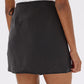 Heather Silk Blend Mini Skirt Black