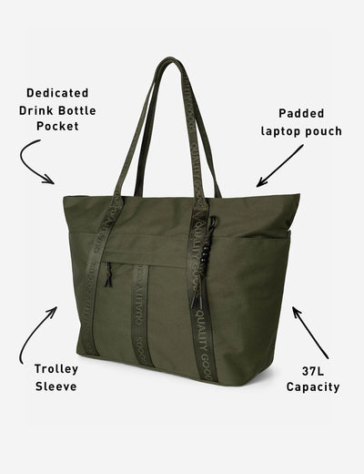 Jasper Large Tote Army