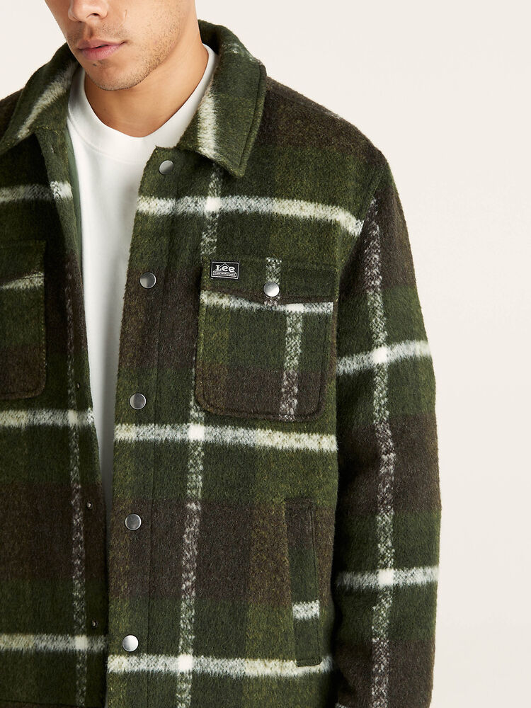 Lee Trade Jacket Forest Check