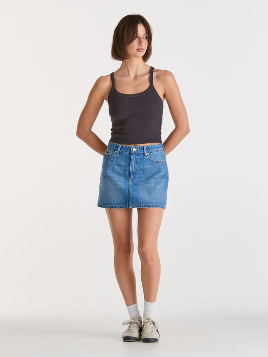 Mid Relaxed Mini Skirt