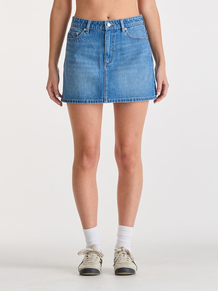 Mid Relaxed Mini Skirt