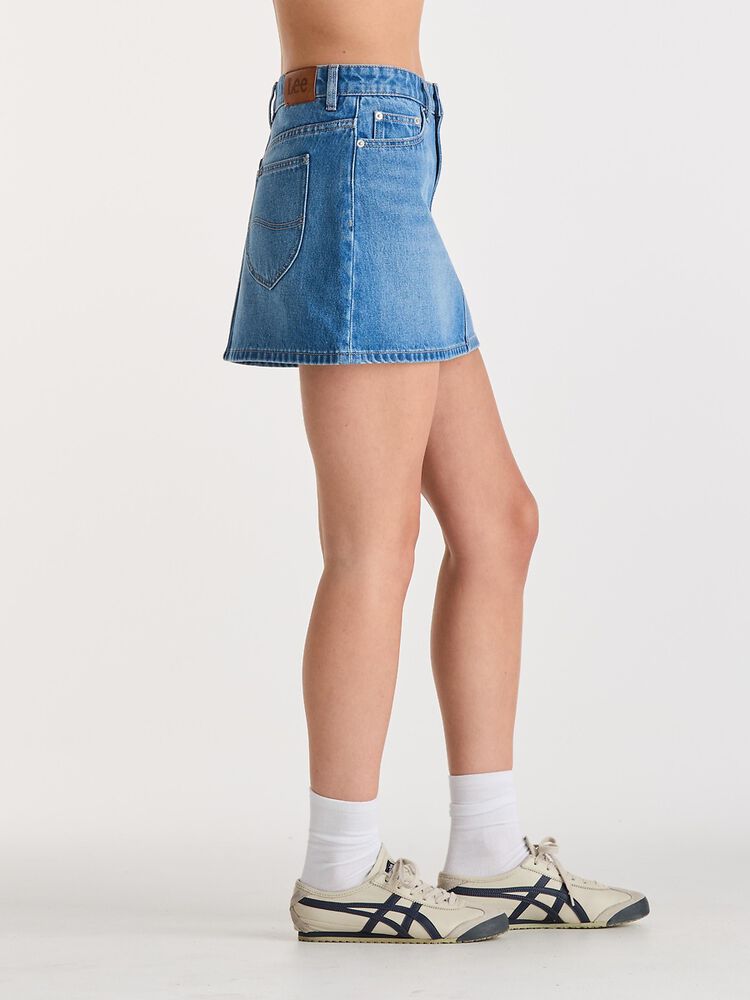 Mid Relaxed Mini Skirt