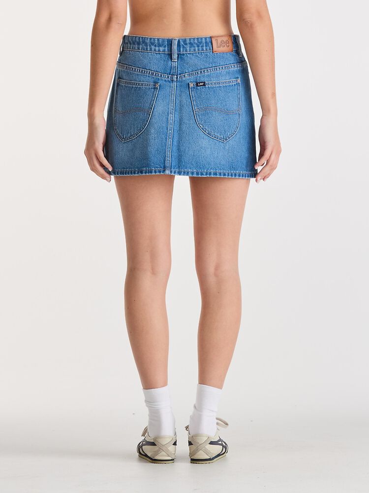 Mid Relaxed Mini Skirt