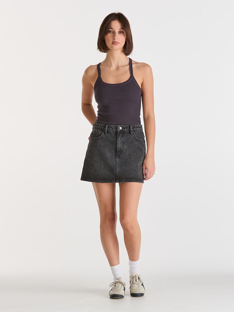 Relaxed Mini Skirt