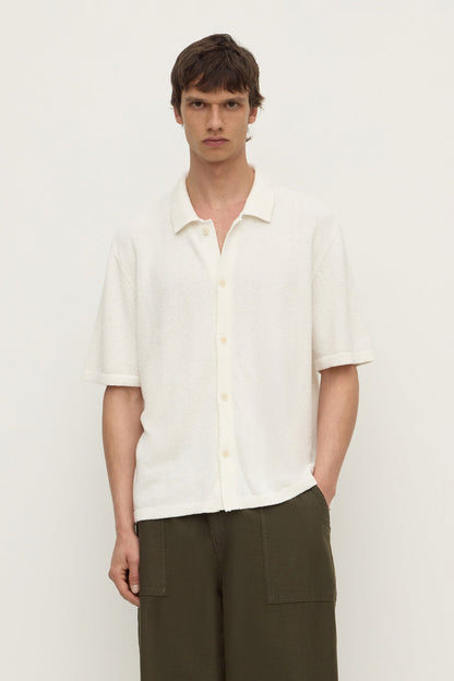 Lance Boucle Knit Short Sleeve Shirt