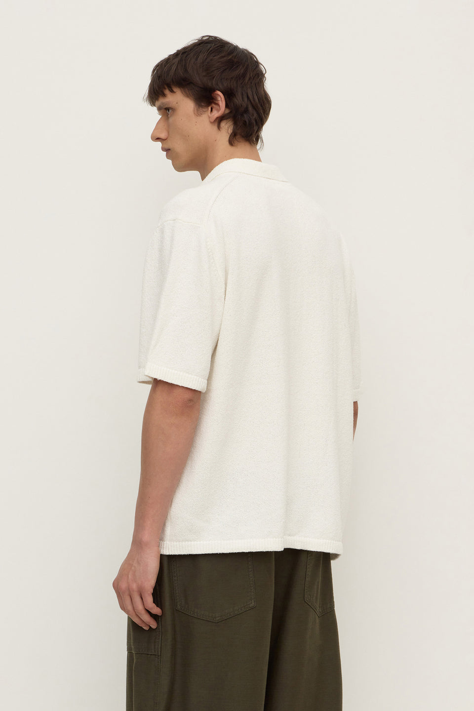 Lance Boucle Knit Short Sleeve Shirt
